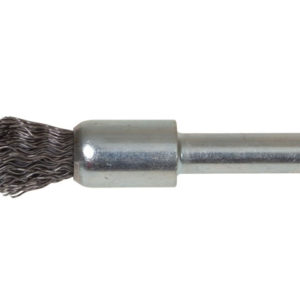 Pointed End Brush with Shank 12/60 x 20mm 0.30 Steel Wire