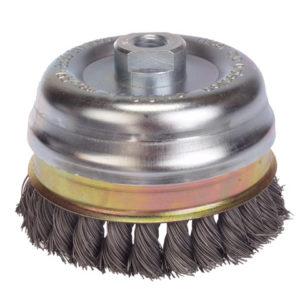 Knot Cup Brush 65mm M10 x 0.50 Steel Wire
