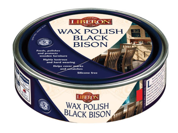 Wax Polish Black Bison Medium Oak 500ml
