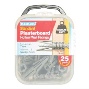 CF 111 Standard Plasterboard Fixings Pack of 25