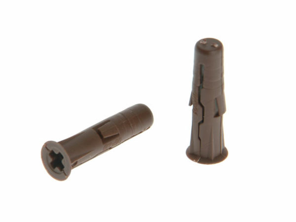 Brown UNO® Plugs 7 x 30mm (Pack 1000)