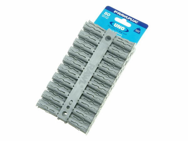 Grey UNO® Plugs 10 x 36mm (Card 80)