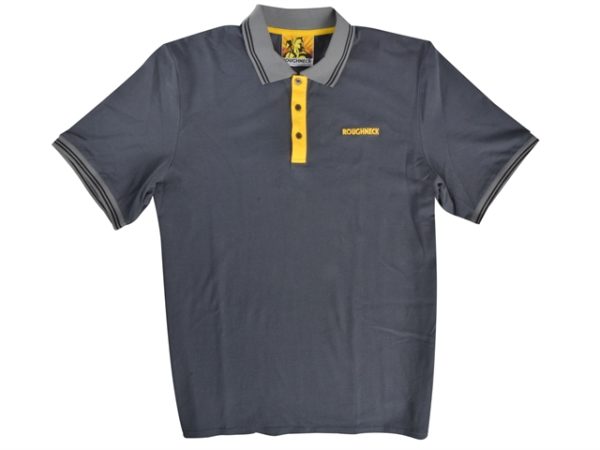 Grey Polo Shirt - M (39-41in)