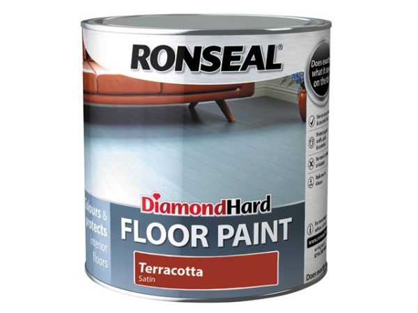 Diamond Hard Floor Paint Terracotta 2.5 Litre