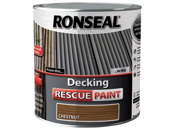 Decking Rescue Paint Chestnut 2.5 Litre