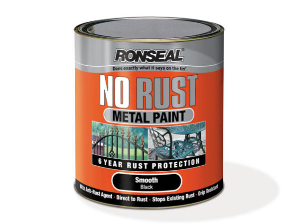 No Rust Metal Paint Smooth White 2.5 Litre
