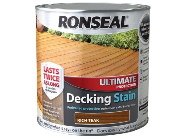 Ultimate Protection Decking Stain Teak 2.5 Litre