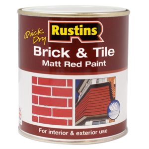 Quick Dry Brick & Tile Paint Matt Red 2.5 Litre