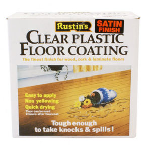 Clear Plastic Floor Coating Kit Gloss 4 litre
