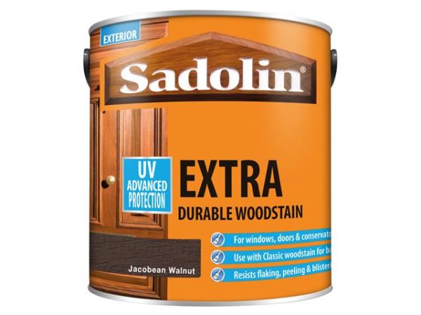 Extra Durable Woodstain Jacobean Walnut 2.5 litre