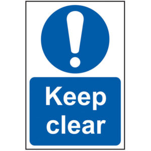 Keep Clear - PVC 200 x 300mm
