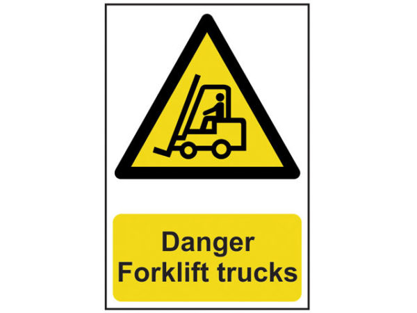 Danger Forklift Trucks - PVC 200 x 300mm