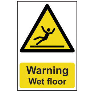 Warning Wet Floor - PVC 200 x 300mm