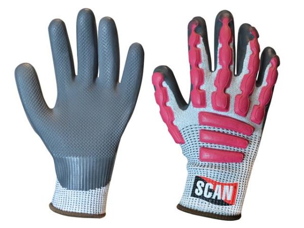 Anti-Impact Latex Cut 5 Gloves - Extra Large (Size 10)