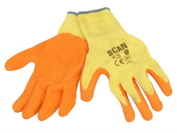 Knitshell Latex Palm Gloves - Medium (Size 8)