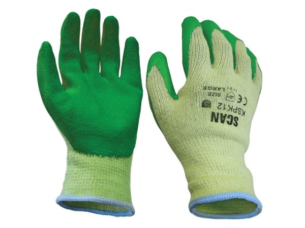 Knitshell Latex Palm Gloves - Extra Large (Size 10) (Pack 12)