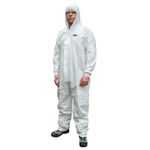 Chemical Splash Resistant Disposable Coverall White Type 5/6 M (36-39in)