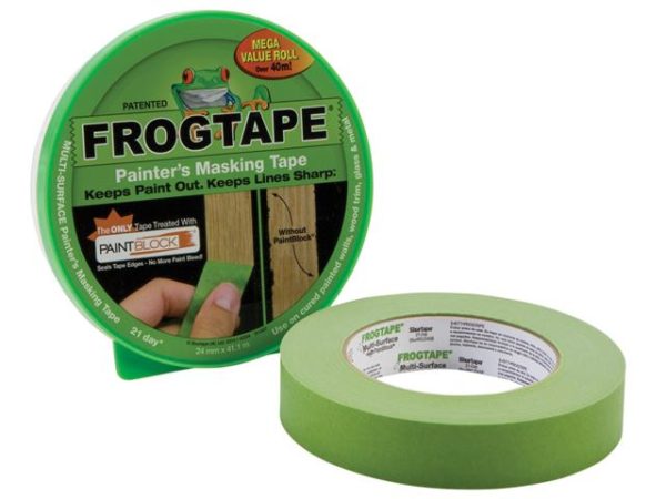 FrogTape® Multi-Surface Masking Tape 24mm x 41.1m - Hang Pack