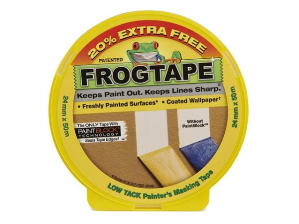 FrogTape® Delicate Surface Masking Tape 24mm x 41.1m + 20%