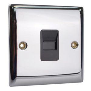 Secondary Telephone Outlet Chrome