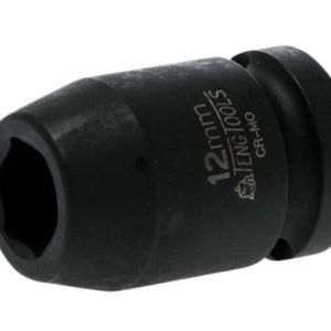 Impact Socket Hexagon 6 Point 1/2in Drive 12mm