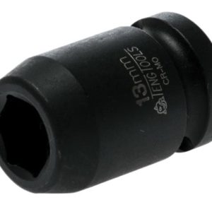 Impact Socket Hexagon 6 Point 1/2in Drive 13mm
