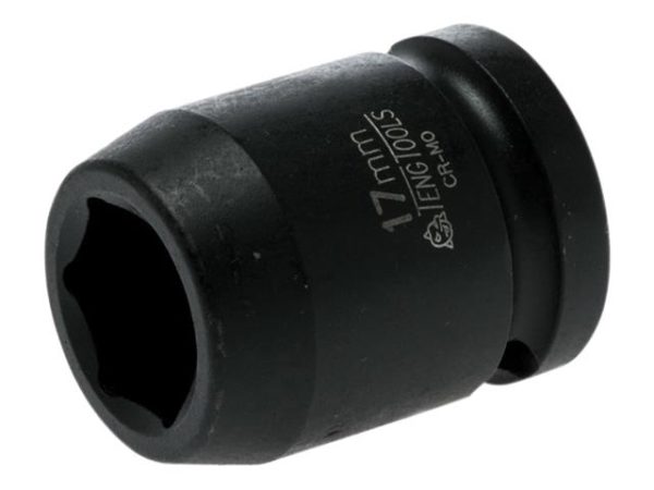 Impact Socket Hexagon 6 Point 1/2in Drive 17mm