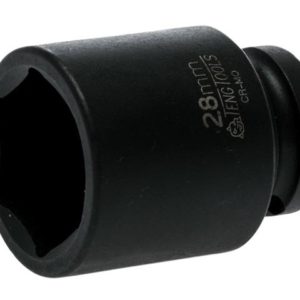 Impact Socket Hexagon 6 Point 1/2in Drive 28mm