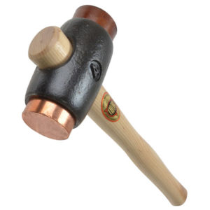 216 Copper / Hide Hammer Size 4 (50mm) 2380g