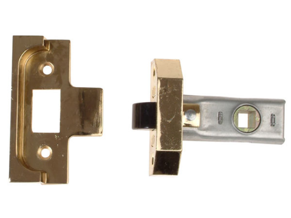 Rebated Tubular Mortice Latch 2650 Electro Brass 76mm 3 in