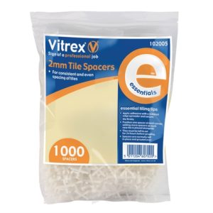 Essential Tile Spacers 2mm Pack of 1000
