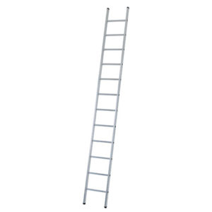 Industrial Single Aluminium Ladder with Stabiliser Bar 3.05m 10 Rungs