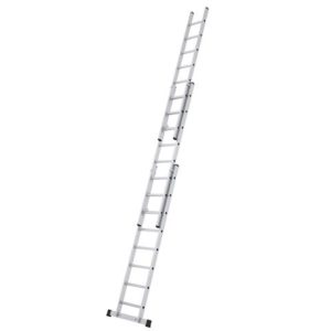 Everest 3DE 3-Part Extension Ladder D-Rungs 3 x 8