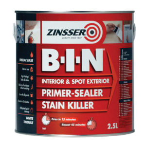 B.I.N Primer & Sealer Stain Killer Paint 2.5 litre