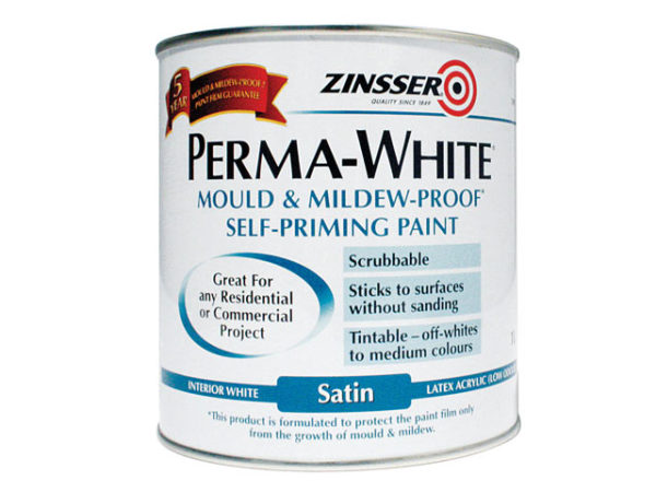 Perma-White Interior Paint Satin 1 litre