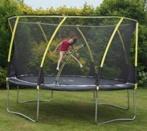 Large garden trampoline