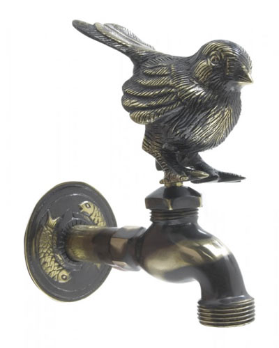 Ornate bird tap