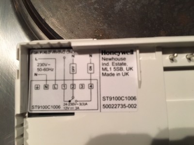 Wiring diagram of new timer