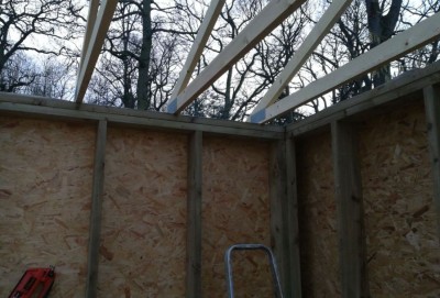 picture showing trusses and studs misaligned