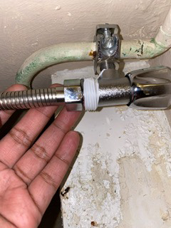Hose end too small to fit over tap end