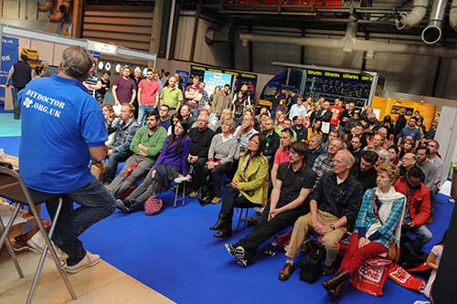 Mike Edwards presenting at the Home Building and Renovating Show