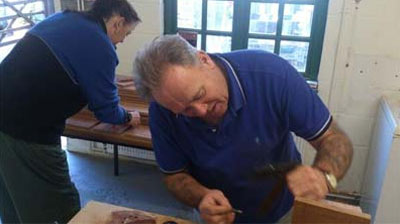 Building bird boxes with DIY Doctor at Deen City Farm