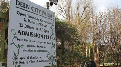 Deen city farm in merton