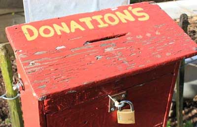 Donations box