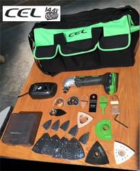 Cel cordless multi-tool kit