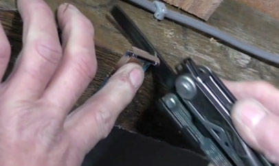 File blade feature of multi-tool