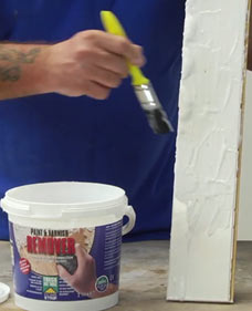 Use Home Strip to remove paint and varnish