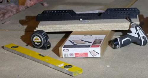 Tools for fitting the Loft Ledge kit