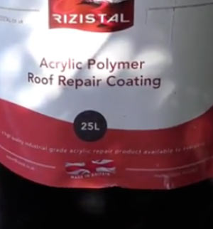 Acrylic Polymer roof repair coating