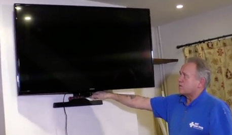 Testing a TV wall bracket done by DIY Doctor